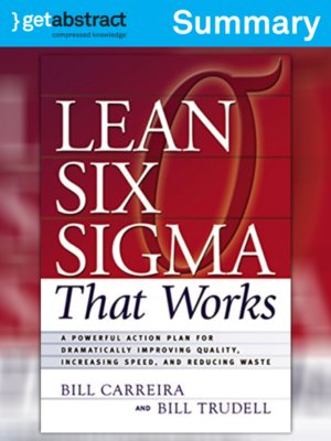 cover image of Lean Six Sigma That Works (Summary)